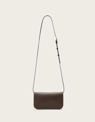 AllSaints - Maeve xbody - Geldbörse in Schlammbraun