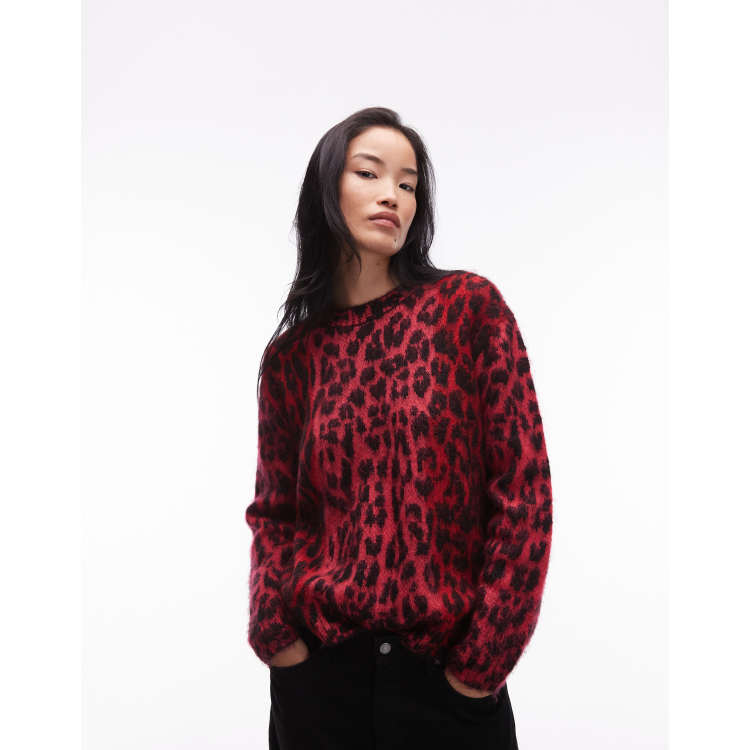AllSaints Maglione leopardato ASOS