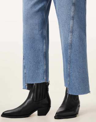 AllSaints - Marcie - Chelsea-Stiefel in Schwarz