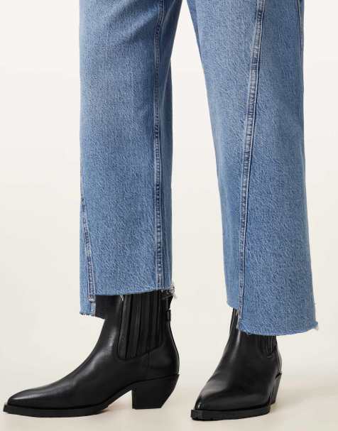 AllSaints – Marcie – Chelsea-Stiefel in Schwarz - view 1