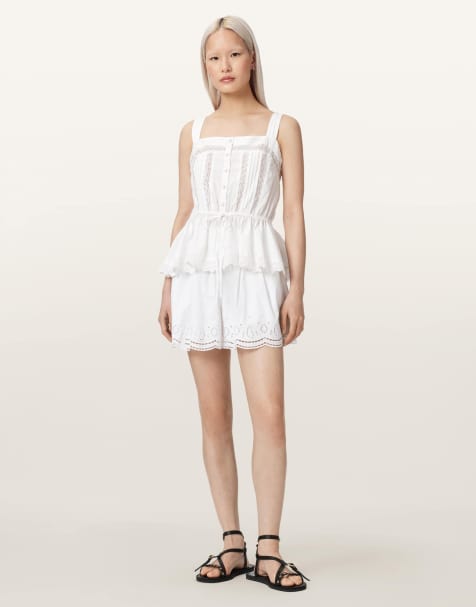 AllSaints - Marie - Short - Blanc optique - view 1