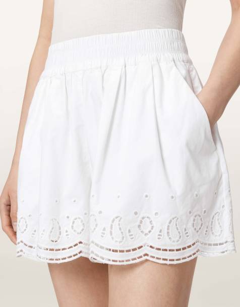 AllSaints - Marie - Shorts in optisch wit - view 1