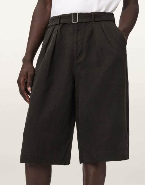 AllSaints - Marko - Pantalones cortos negro carbón - view 1