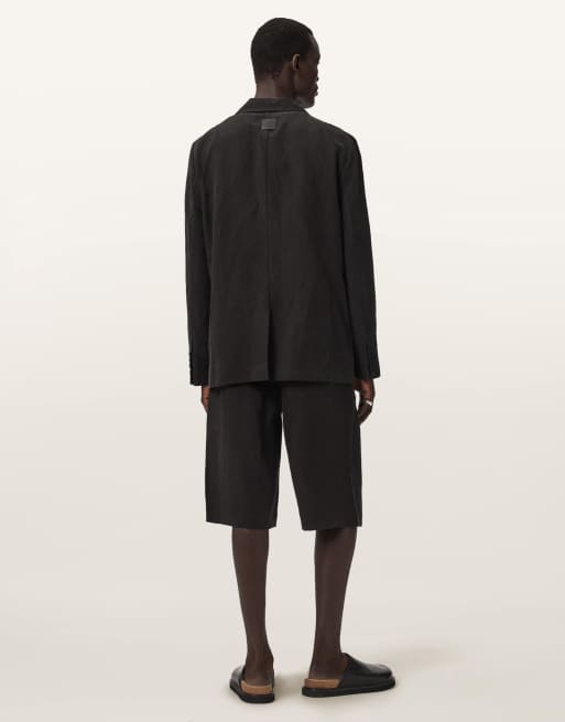AllSaints – Marko – Shorts in Kohlschwarz, 2 von 7