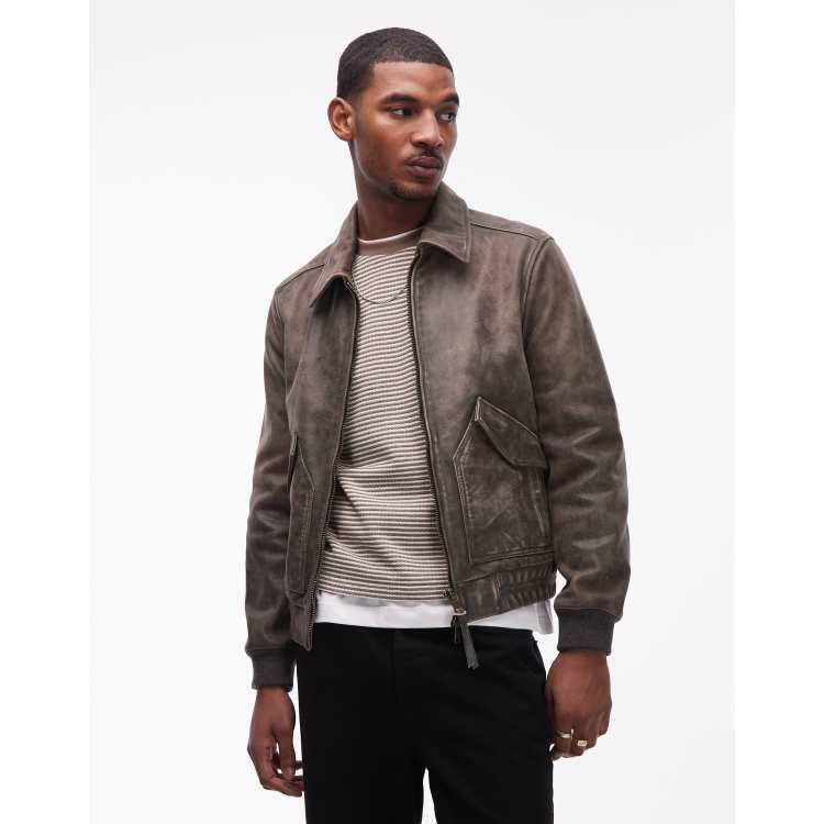 ミュージシャン SWITCHBLADE LONG AVIATOR JACKET 210270567-1-washedblack?$