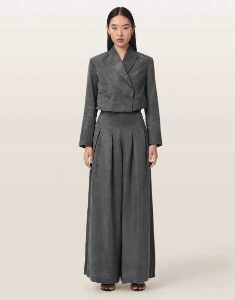 AllSaints – Marrlo – Blazer in Graphitblau - view 1