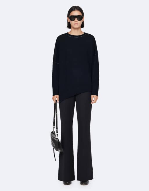 AllSaints Martel pull bleu marine encre, 2 de 7
