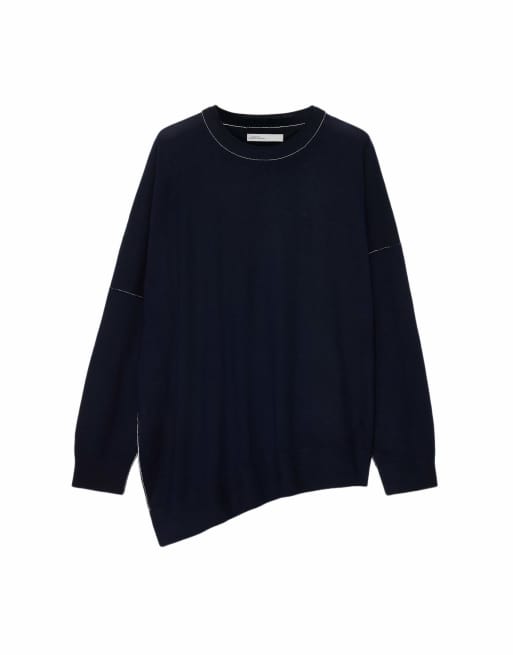AllSaints Martel Pullover in Marineblau, 2 von 6