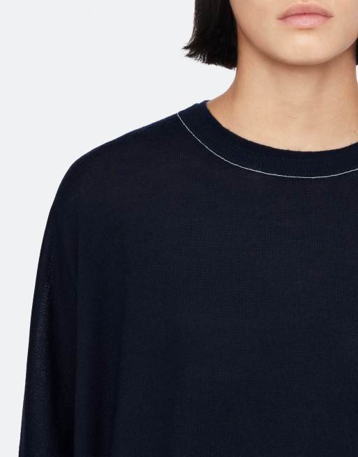 AllSaints Martel Pullover in Marineblau, 5 von 6