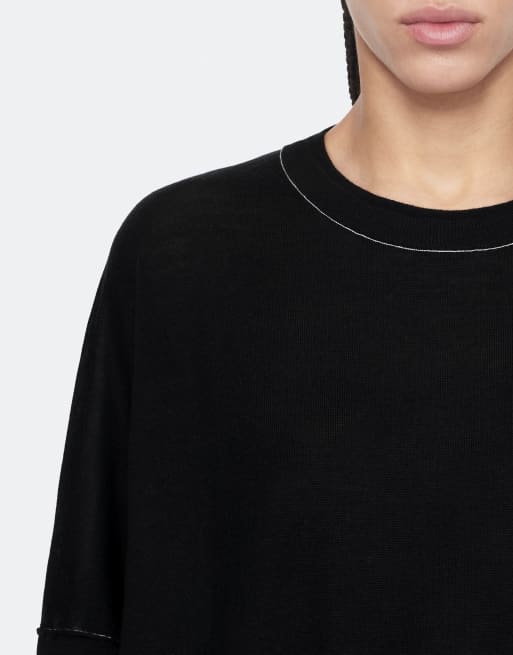 AllSaints Martel Pullover in Schwarz, 5 von 6