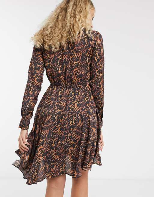 All saints leopard print 2024 dress