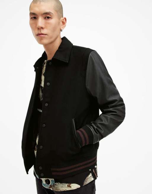 AllSaints - Mason - Bomber - Noir