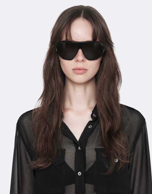 AllSaints Maven Military-Hemd in transparentem Schwarz, 3 von 6