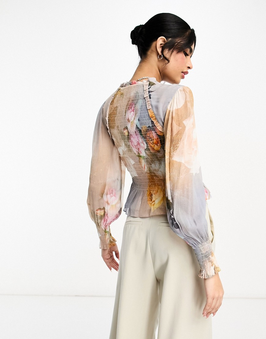 Maya Rosalia - Top multicolore-Nero - AllSaints Camicia donna  - immagine3