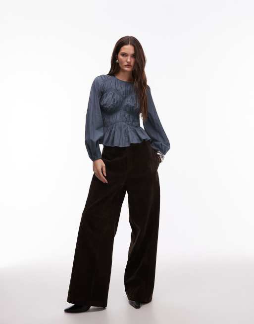 AllSaints – Melani – Niebieski top, 2 z 4