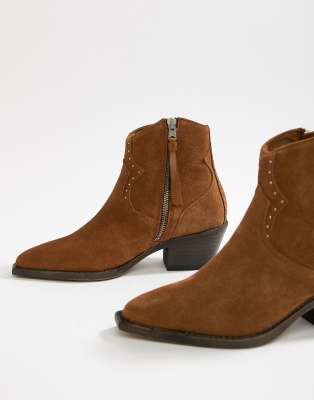 boots cowboy homme daim