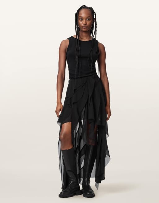 AllSaints - Melody - Jupe - Noir, 4 de 6