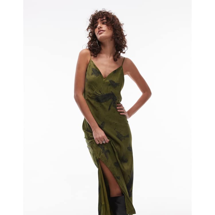 saints and secrets dress green Ethereal Maxi Dress / Sage