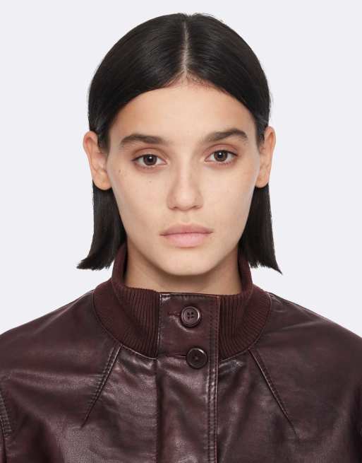 AllSaints - Memphis - Jack in bordeauxrood, 3 van 6
