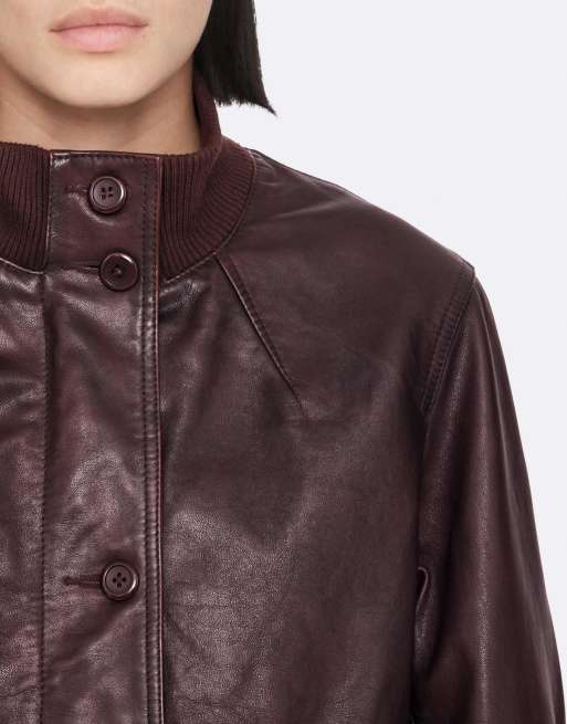 AllSaints - Memphis - Jack in bordeauxrood, 5 van 6