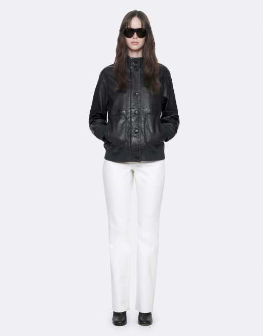 AllSaints Memphis jack in marineblauw, 6 van 7