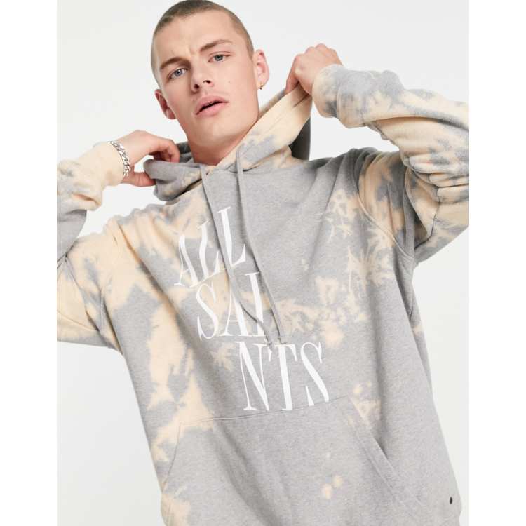 Buy All Saints Clay Tie Dye T-shirt - Pier Grey At 40% Off