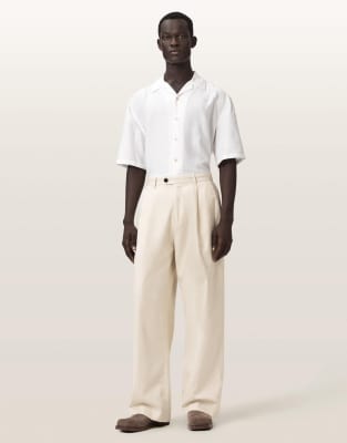 AllSaints - Midas - Pantalon - Blanc terne