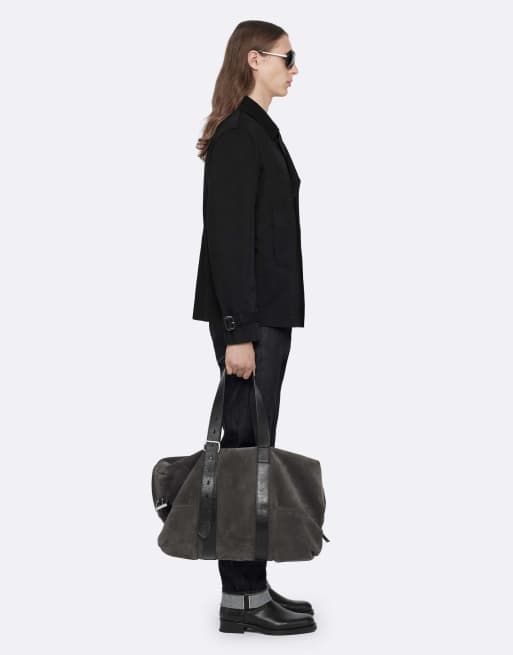 AllSaints Milford Twill-Jacke in verwaschenem Schwarz, 3 von 6