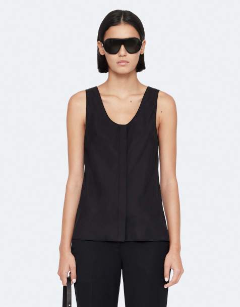 AllSaints Milla Top in Schwarz - view 1