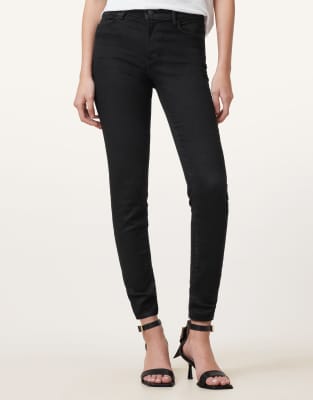 AllSaints - Miller Sizeme - Jeans in Schwarz