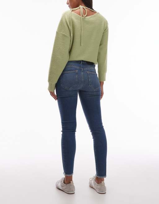 AllSaints - Miller - Skinny denim jeans in mid-wash blauw, 2 van 5