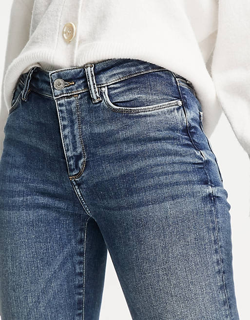 Women AllSaints Miller skinny jeans in blue 