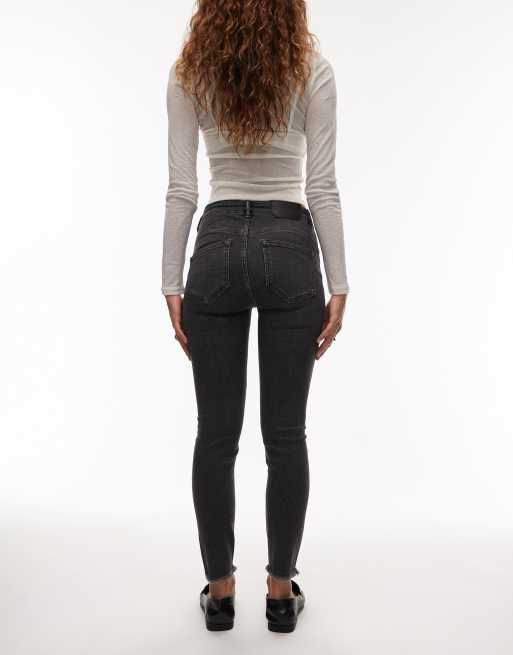 AllSaints – Miller – Svarta, tvättade, skinny jeans, 2 av 5