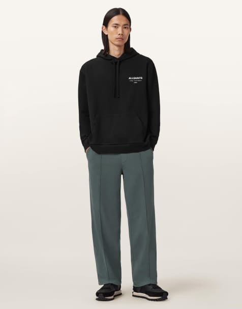 AllSaints – Milo – Jogginghose in Sunil-Blau - view 1