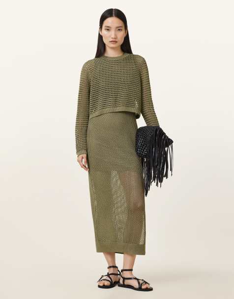 AllSaints - Miro - Robe - Vert sapin - view 1
