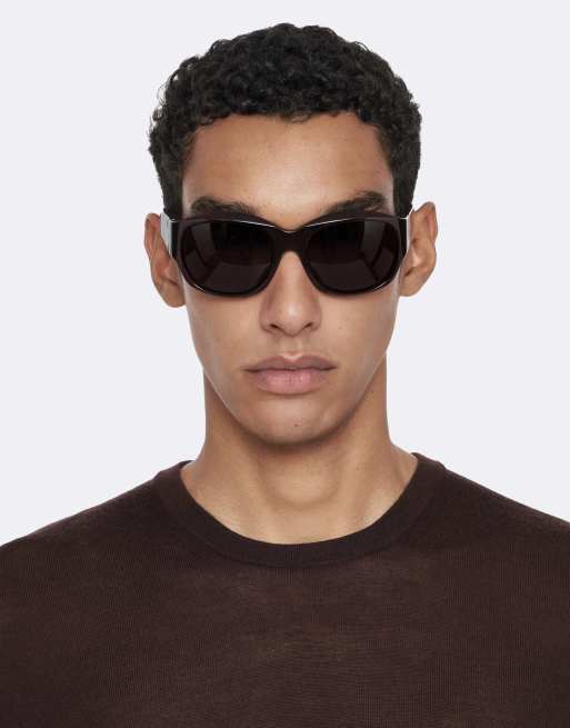 AllSaints Mode pull col rond en mérinos marron bordeaux, 5 de 7