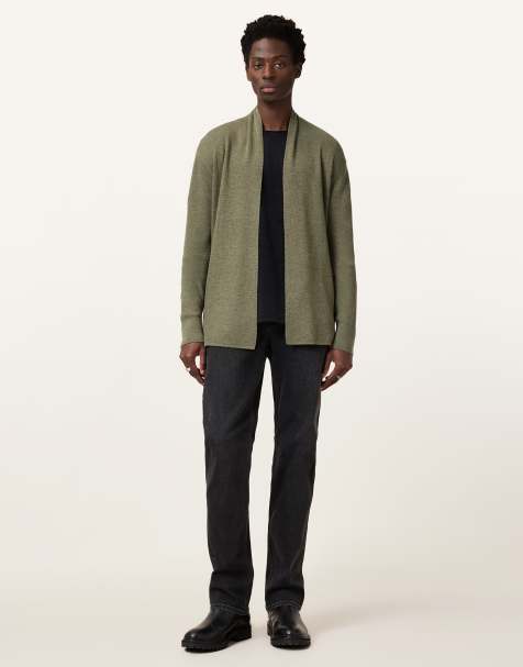 AllSaints - Mode - Vest van merinowol met ronde hals in lichtgroen - view 1