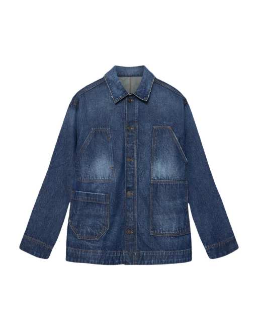 AllSaints - Mukesh - Denim jack in indigo, 2 van 6