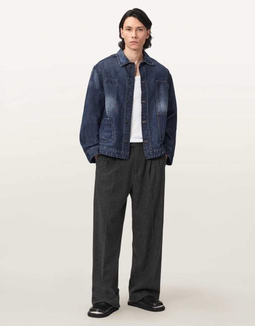 AllSaints - Mukesh - Denim jack in indigo, 4 van 6