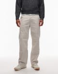 [AllSaints] AllSaints Mullen cord carpenter pants in ecru-Neutral W28 Cream taupe