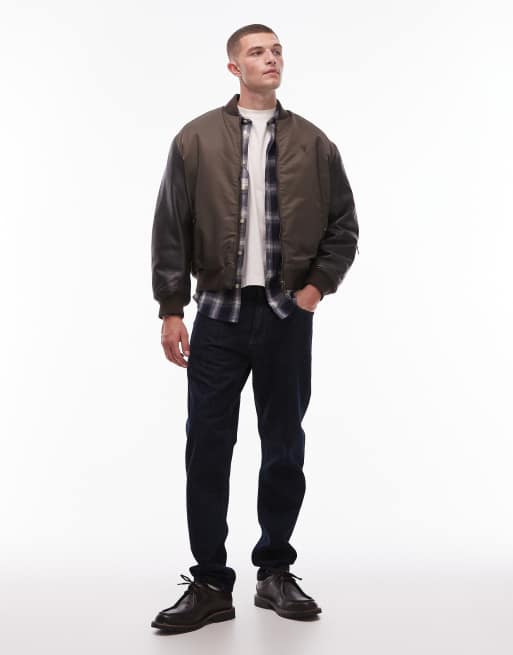AllSaints – Myler – Bomberjacke in Khaki, 2 von 5