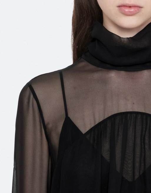 AllSaints Nadia Top in Schwarz, 6 von 7