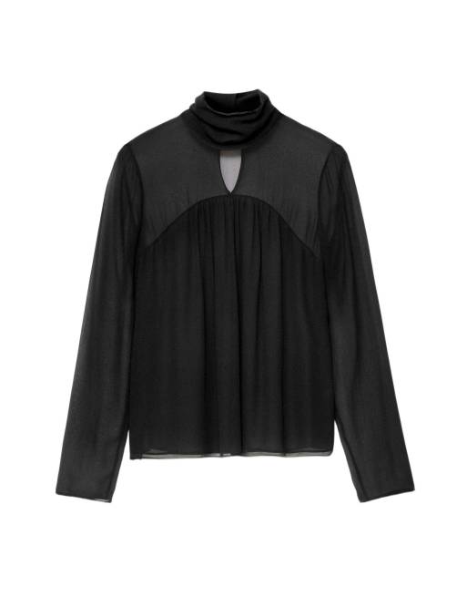 AllSaints Nadia top noir, 7 de 7