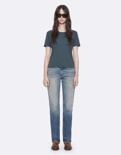 AllSaints Nat Low Slim in heller Indigo-Waschung, 6 von 7