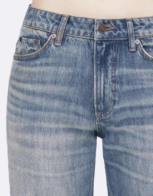 AllSaints Nat slim bas en délavage indigo clair, 5 de 6