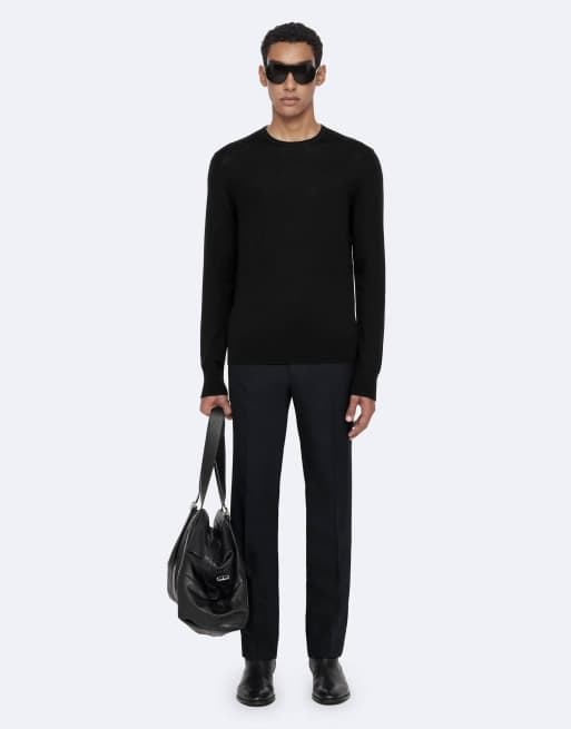 AllSaints Nate Crew in Schwarz, 2 von 7