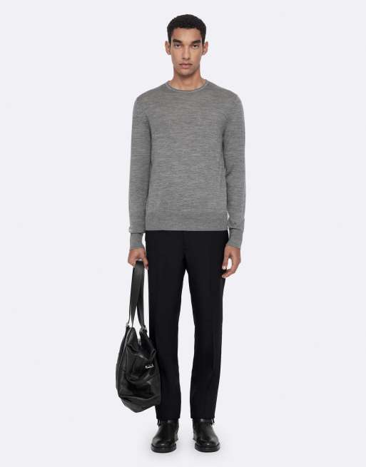 AllSaints Nate sweat col rond gris chiné, 2 de 7