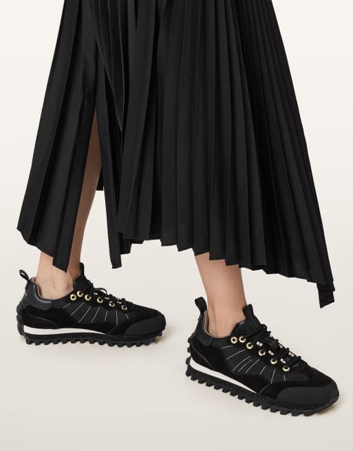 AllSaints Nevis runner sneakers in black , 2 of 6