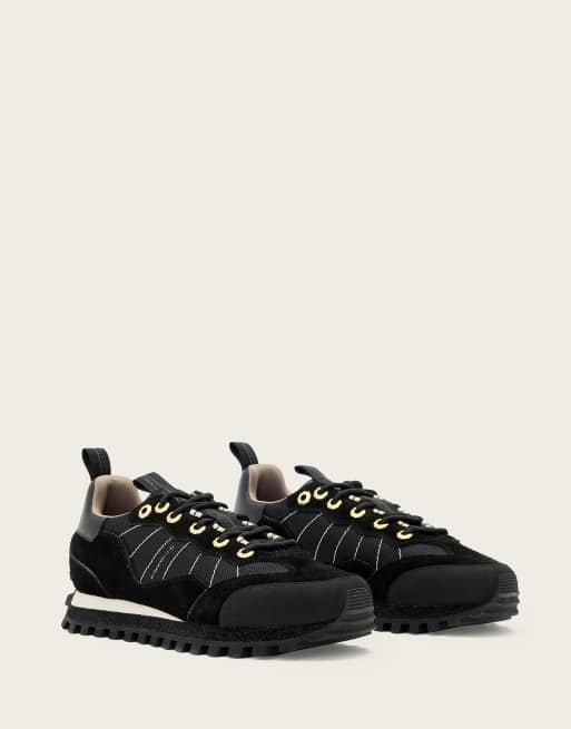 AllSaints Nevis runner sneakers in black , 5 of 6