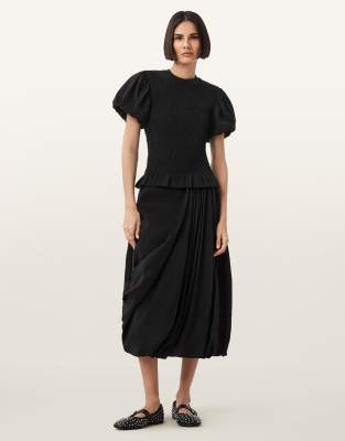 AllSaints - Nia - Rock in Schwarz
